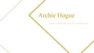 Archie Hogue - Director of Fresh Execution
