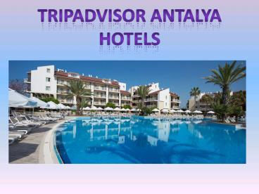 Tripadvisor Antalya hotels