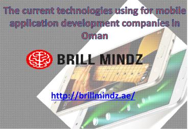 Mobile application development companies Oman