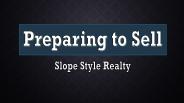 Preparing to Sell