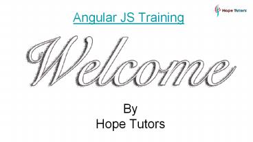 Angular Js Training in Chennai