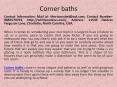 Corner baths PowerPoint PPT Presentation