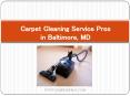 Professional Carpet Cleaning Baltimore PowerPoint PPT Presentation