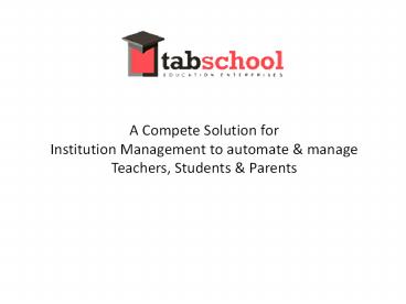 Cloud Based Software, Online School Software in indore