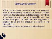 Milton Keynes Plumbers