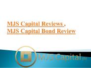MJS Capital PLC Review, MJS Capital Reviews