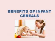 Benefits of Infant Cereals