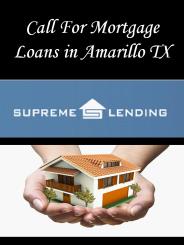 Home Mortgage Loans in Amarillo TX