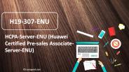 H19-307 HCPA-Server-ENU (Huawei Certified Pre-sales Associate-Server-ENU) exam
