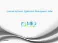 Custom Software Application Development India - NIBO Technologies PowerPoint PPT Presentation