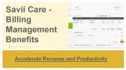Savii Billing Management Benefits