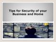 Tips for Security of your Business and Home PowerPoint PPT Presentation