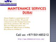 Dream Heights Technical Services in DUBAI