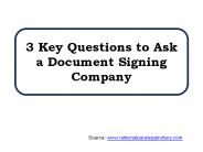 3 Key Questions to Ask a Document Signing Company