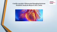 Cardiovascular Ultrasound Imaging Systems