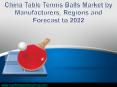 China Table Tennis Balls Market by Manufacturers, Regions and Forecast to 2022 PowerPoint PPT Presentation