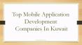 List of Top Mobile Application Development Companies in Kuwait