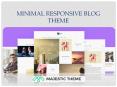 Minimal responsive blog theme PowerPoint PPT Presentation