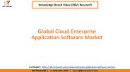 Cloud Enterprise Application Software Market Growth
