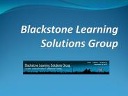Blackstone Learning Solutions Group (1)