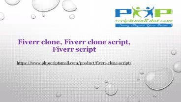 Fiverr clone, fiverr clone script, fiverr script