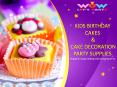 Kids Birthday Cakes PowerPoint PPT Presentation