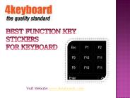 Best Function Key Stickers For Keyboard