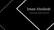 Imam Abufarah - Amyl Council