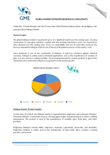 Global Feldspar Market Size & Analysis – Forecasts To 2025