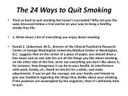 Harmless Cigarette, Natural Quit Smoking Aid