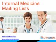 Internal medicine mailing lists