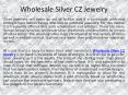 Wholesale Silver CZ Jewelry