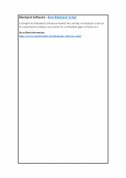 Blackjack Software - Best Blackjack Script (2)