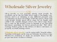 Wholesale silver jewelry PowerPoint PPT Presentation