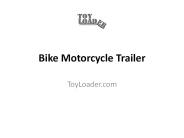 Bike motorcycle trailer