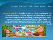 FUNDAMENTAL ASPECTS IN GARDENSCAPES TIPS