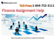 Finance Assignment Help Online | Homework Help Finance