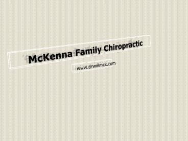 Pelham Chiro & Weight Loss Pelham - McKenna Family Chiropractic