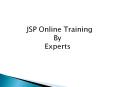 JSP online Training By experts PowerPoint PPT Presentation