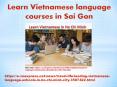 Learn Vietnamese language courses in saigon PowerPoint PPT Presentation