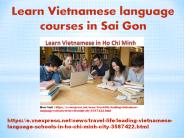 Learn Vietnamese language courses in saigon