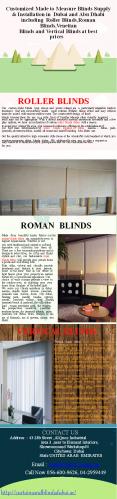 Roller Blinds,Roman Blinds PowerPoint PPT Presentation