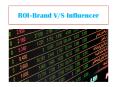 ROI - Brand V/S Influencer PowerPoint PPT Presentation