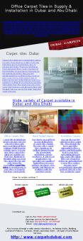 Office Carpet Tiles in Supply & Installation in Dubai and Abu Dhabi (1) PowerPoint PPT Presentation