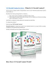 WP Social Contact TRUTH review and EXCLUSIVE $25000 BONUS