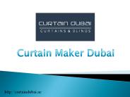 Curtain Makers Dubai