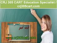 CRJ 305 CART Education Specialist /  crj305cart.com