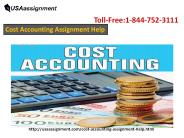Cost Accounting Assignment Help| Accounting Assignment Help