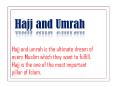 UK hajj umrah packages 2018 PowerPoint PPT Presentation