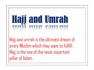 UK hajj umrah packages 2018